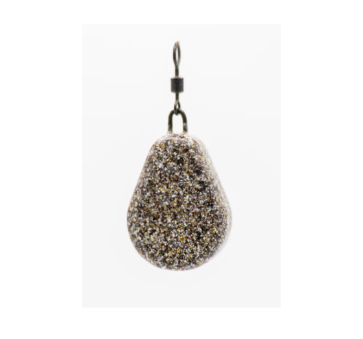 LEADS4LESS | 10 PACK - FLAT PEAR SWIVEL GRAVEL MATTE (3OZ)