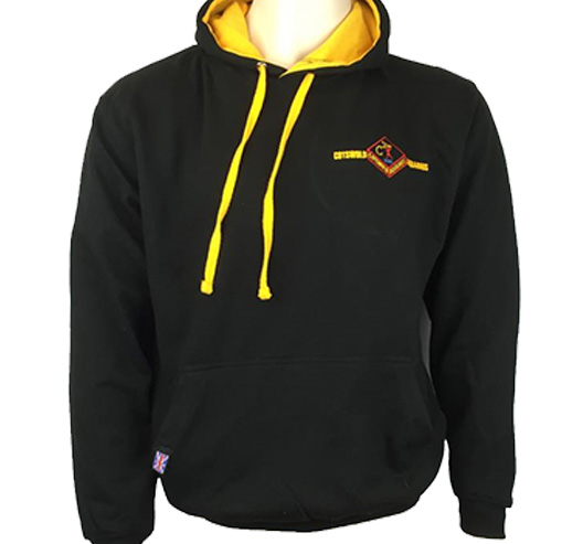 COTSWOLD AQUARIUS | BLACK & GOLD HOODIE