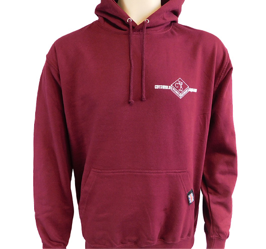 COTSWOLD AQUARIUS | BURGUNDY HOODIE