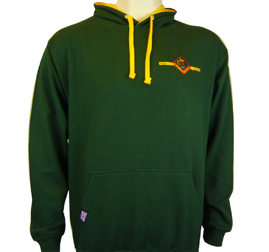 COTSWOLD AQUARIUS | GREEN & GOLD HOODIE
