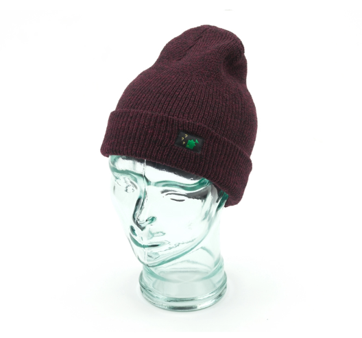 THINKING ANGLERS | BEANIE HAT – ANTIQUE BURGUNDY