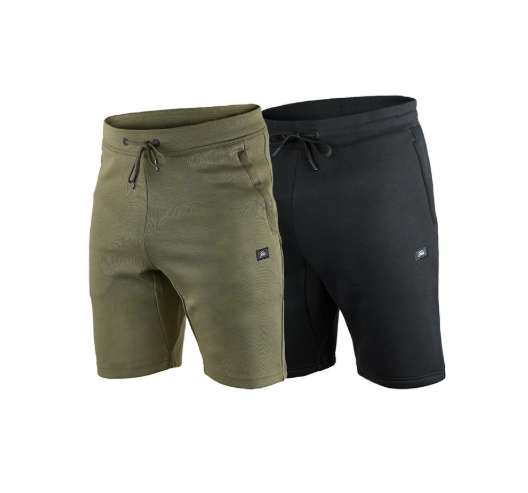 FORTIS | BLACK MINIMAL JOGGER SHORTS