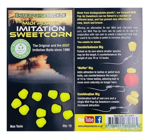 ENTERPRISE TACKLE | MIDI FLUORO YELLOW POP UP CORN
