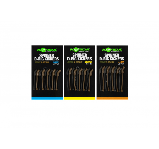 KORDA | SPINNER D RIG KICKERS (GREEN/BROWN)